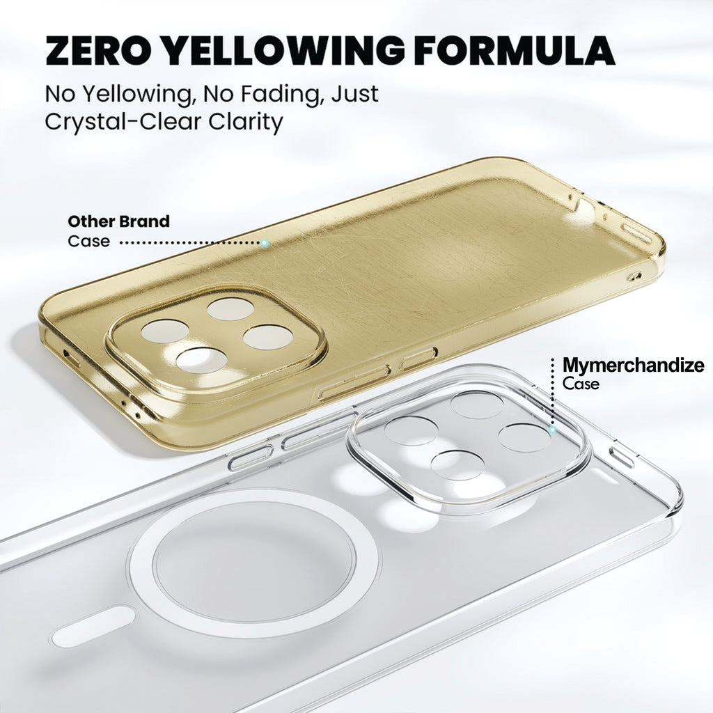 Anti Yellow Magsafe Clear Case for IQOO Neo Z10R
