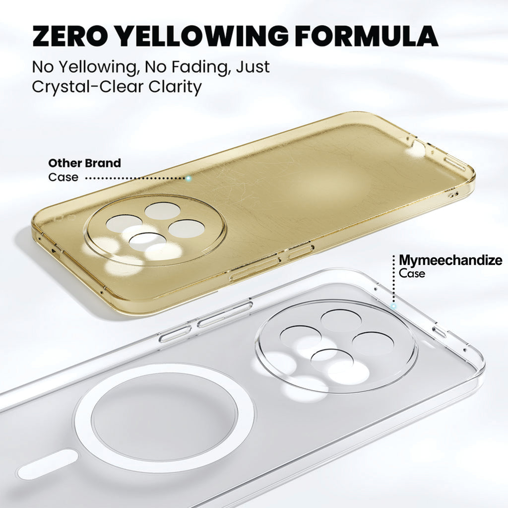 Anti Yellow Magsafe Clear Case for Oppo F29 5G