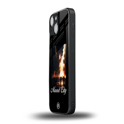 maad city back phone cover | glass case for iphone 13 mini