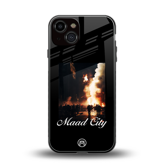 maad city back phone cover | glass case for iphone 13