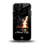 maad city back phone cover | glass case for iphone 14 plus