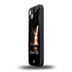 maad city back phone cover | glass case for iphone 15 plus