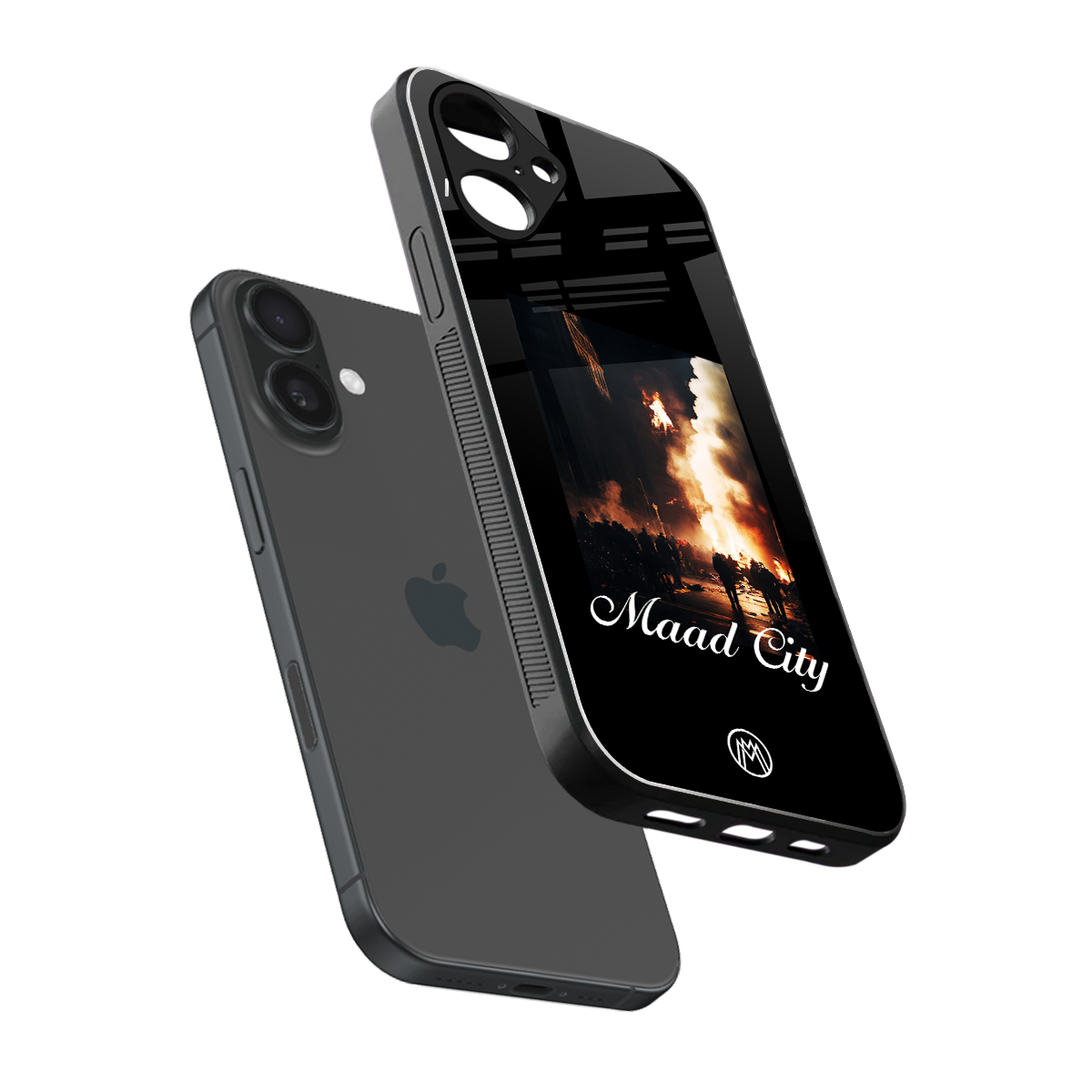 maad city back phone cover | glass case for iphone 16