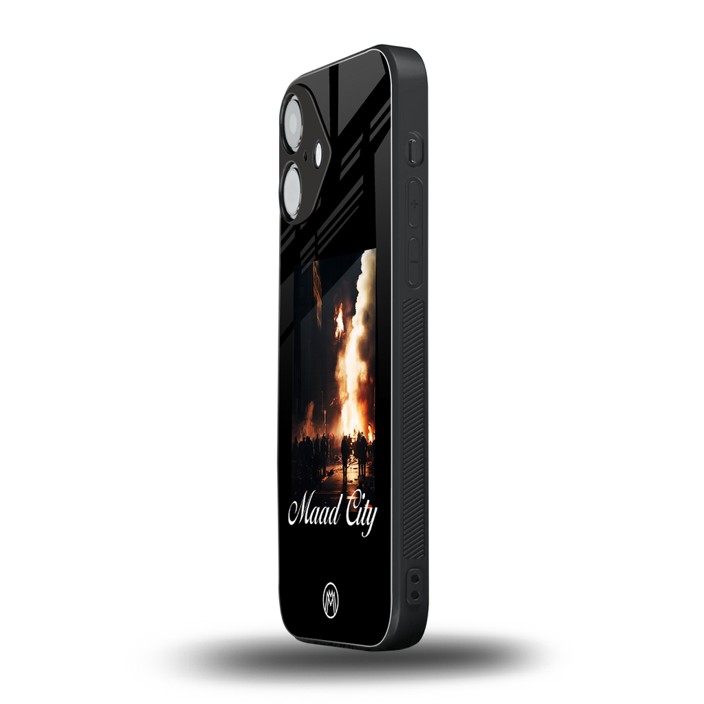 maad city back phone cover | glass case for iphone 16
