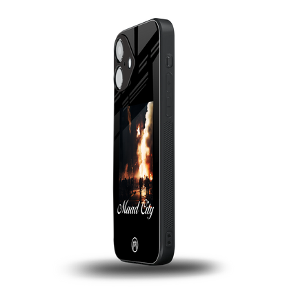 maad city back phone cover | glass case for iphone 16