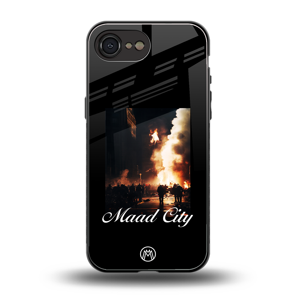 maad city back phone cover | glass case for iphone 16e