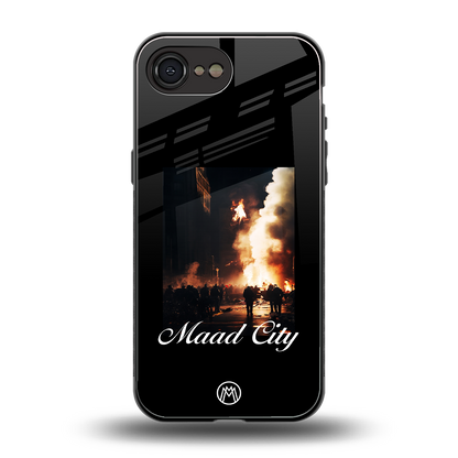 maad city back phone cover | glass case for iphone 16e