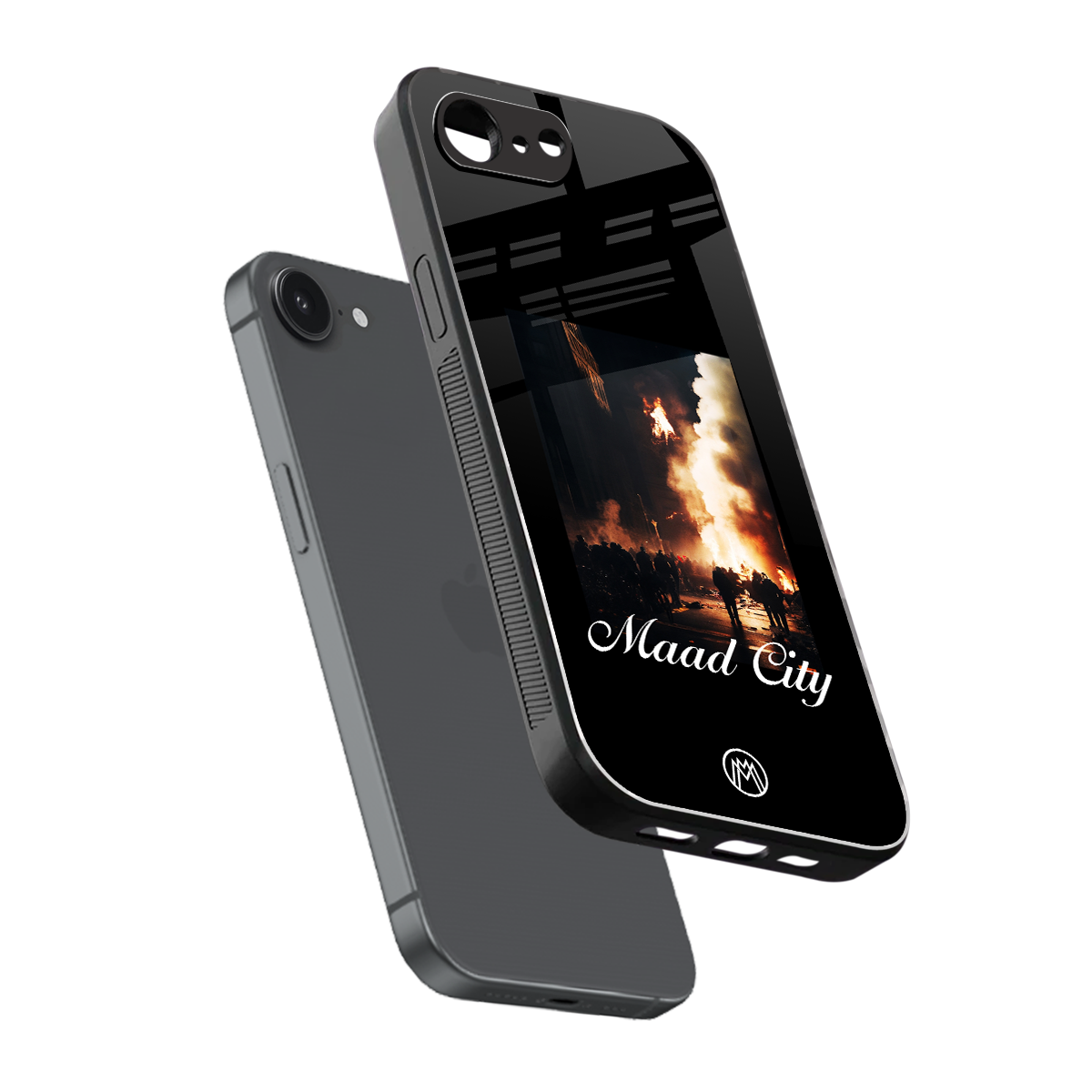 maad city back phone cover | glass case for iphone 16e