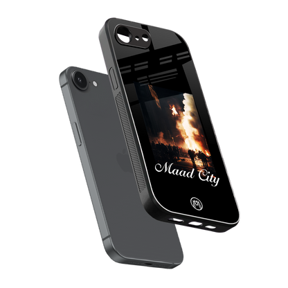 maad city back phone cover | glass case for iphone 16e