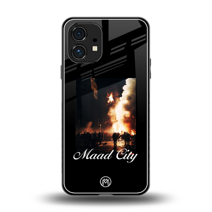 maad city back phone cover | glass case for nothing phone 1