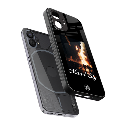 maad city back phone cover | glass case for nothing phone 1