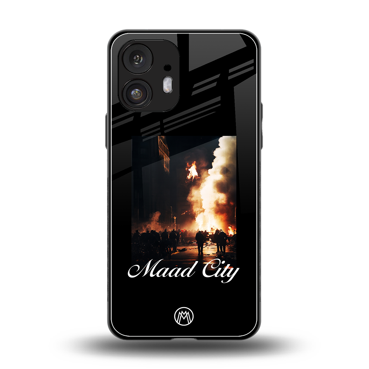 maad city back phone cover | glass case for nothing phone 2