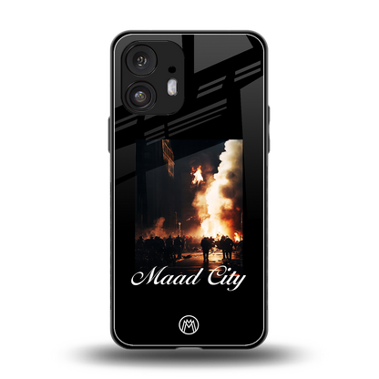 maad city back phone cover | glass case for nothing phone 2