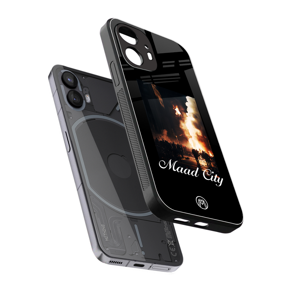maad city back phone cover | glass case for nothing phone 2