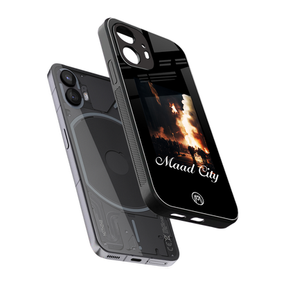 maad city back phone cover | glass case for nothing phone 2