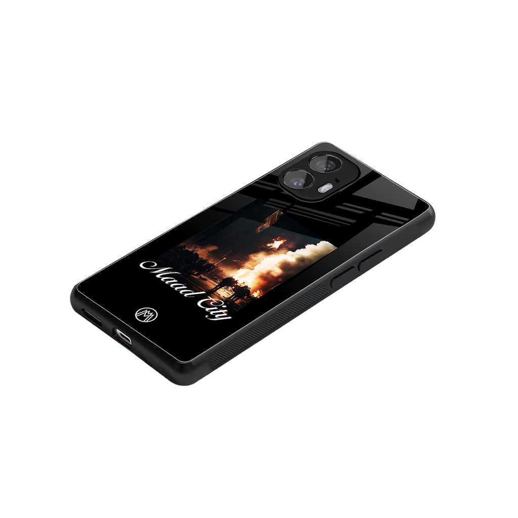 maad city back phone cover | glass case for nothing phone 2