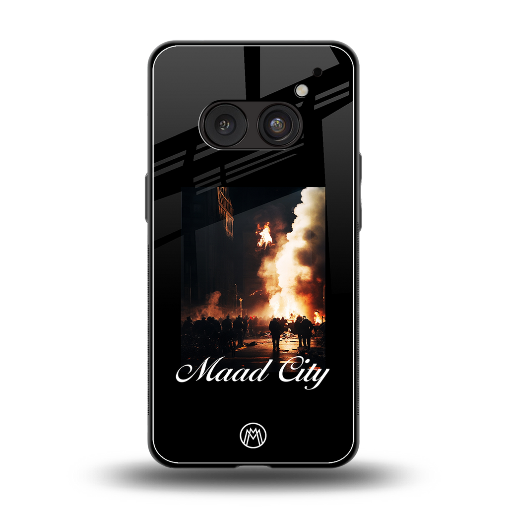 maad city back phone cover | glass case for nothing phone 2a