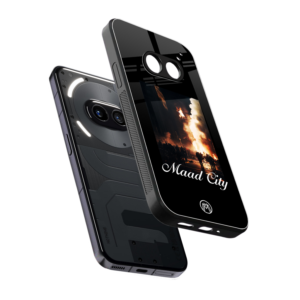 maad city back phone cover | glass case for nothing phone 2a