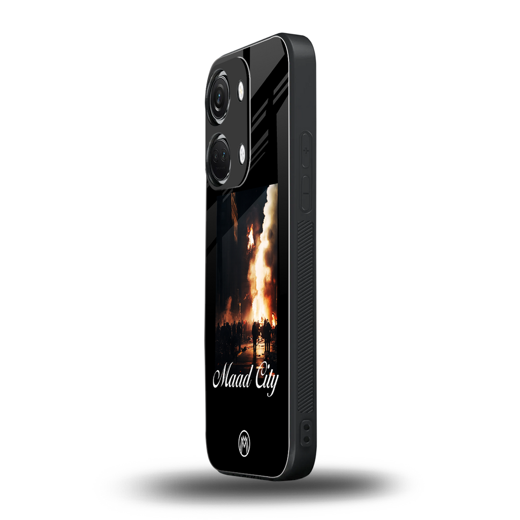 maad city back phone cover | glass case for oneplus nord 3