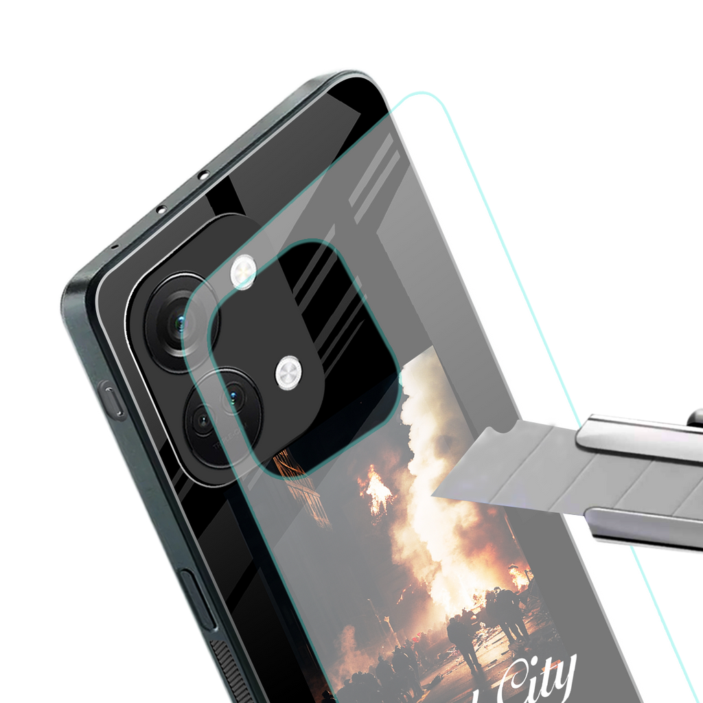 maad city back phone cover | glass case for oneplus nord 3