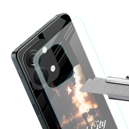maad city back phone cover | glass case for oneplus nord 3