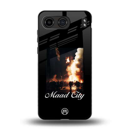 maad city back phone cover | glass case for oneplus nord 4