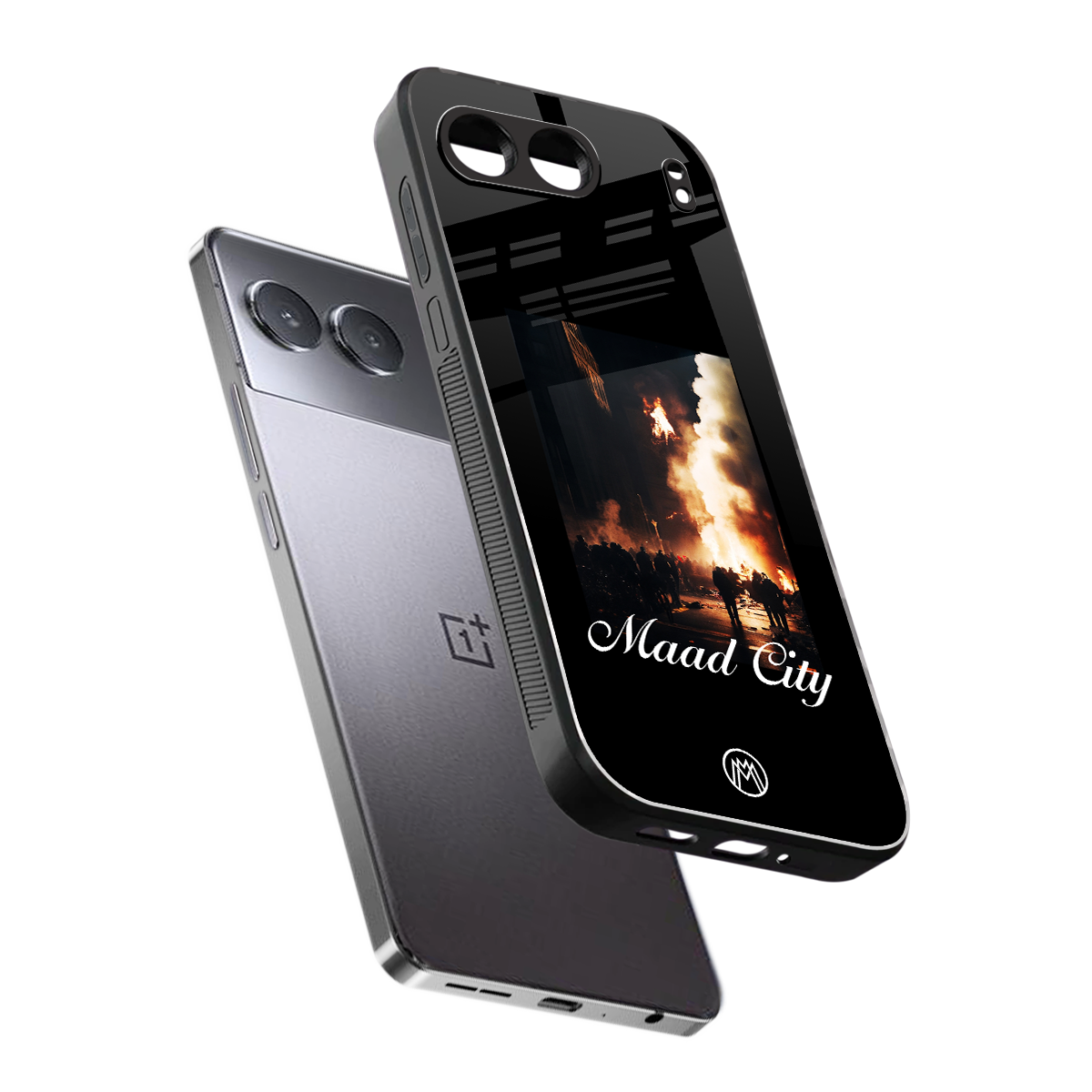 maad city back phone cover | glass case for oneplus nord 4