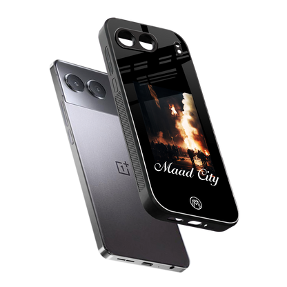 maad city back phone cover | glass case for oneplus nord 4