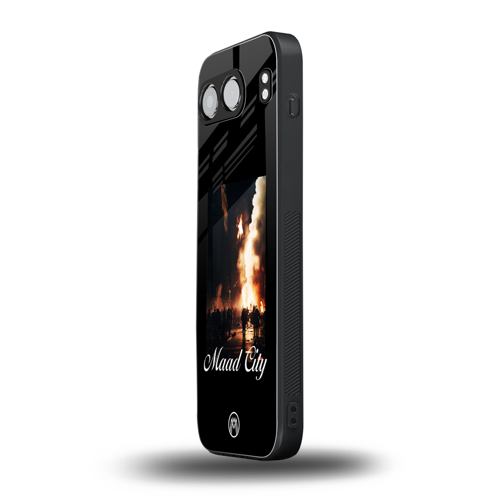 maad city back phone cover | glass case for oneplus nord 4