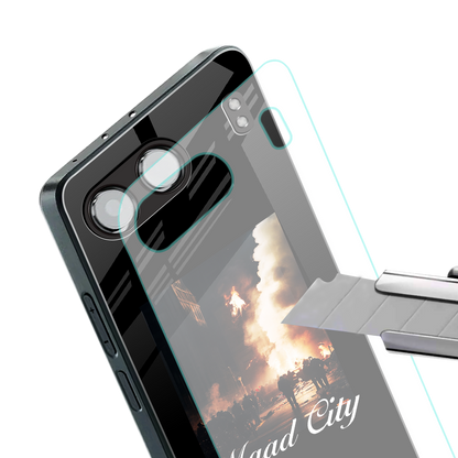 maad city back phone cover | glass case for oneplus nord 4
