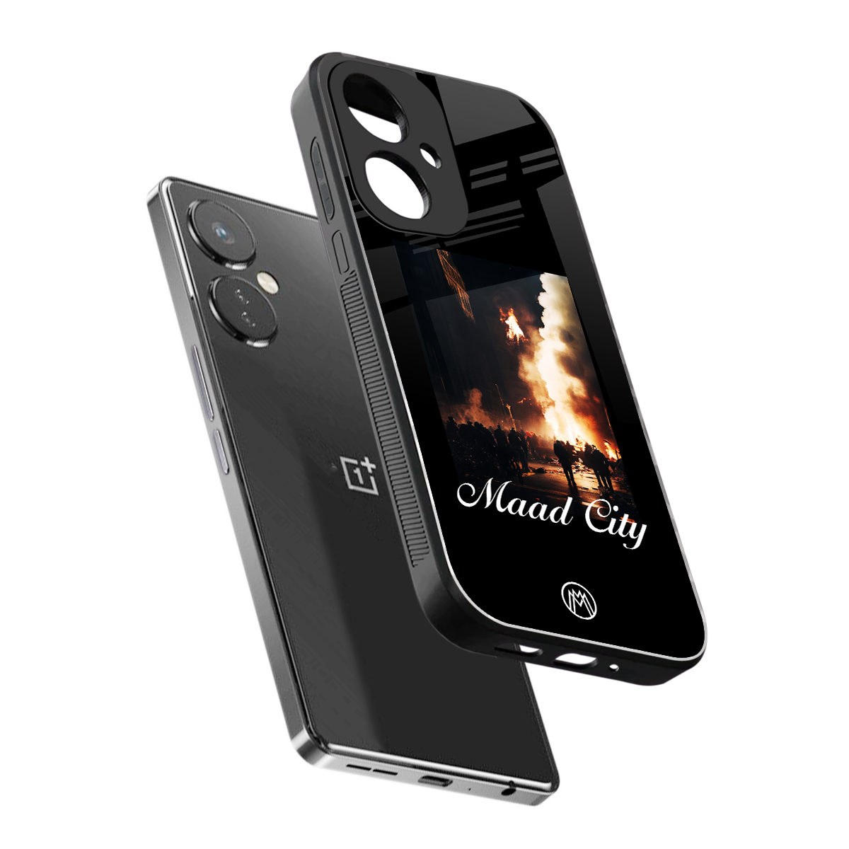 maad city back phone cover | glass case for oneplus nord ce 3