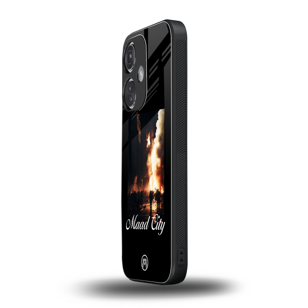 maad city back phone cover | glass case for oneplus nord ce 3