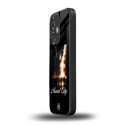 maad city back phone cover | glass case for oneplus nord ce 3