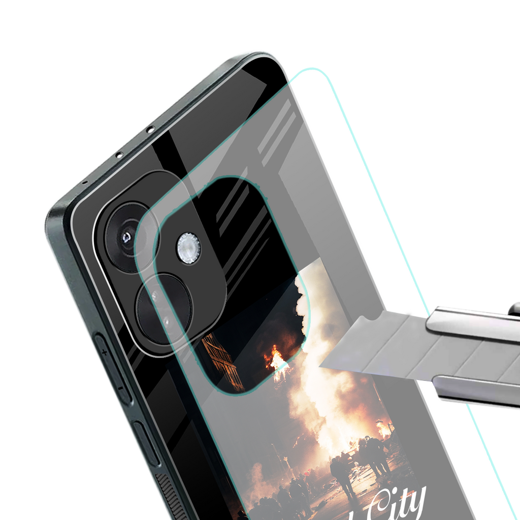 maad city back phone cover | glass case for oneplus nord ce 3