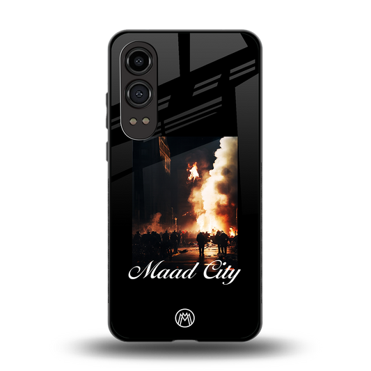 maad city back phone cover | glass case for oneplus nord ce 4 lite
