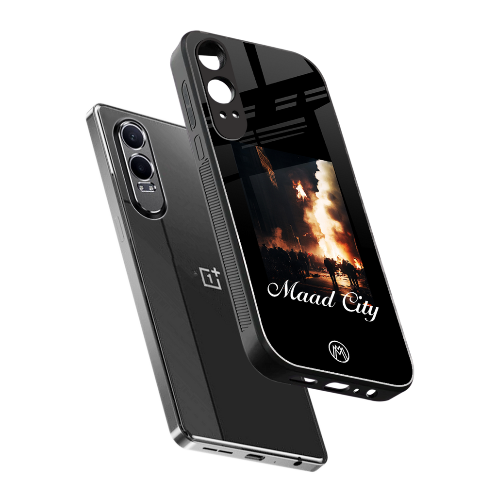 maad city back phone cover | glass case for oneplus nord ce 4 lite