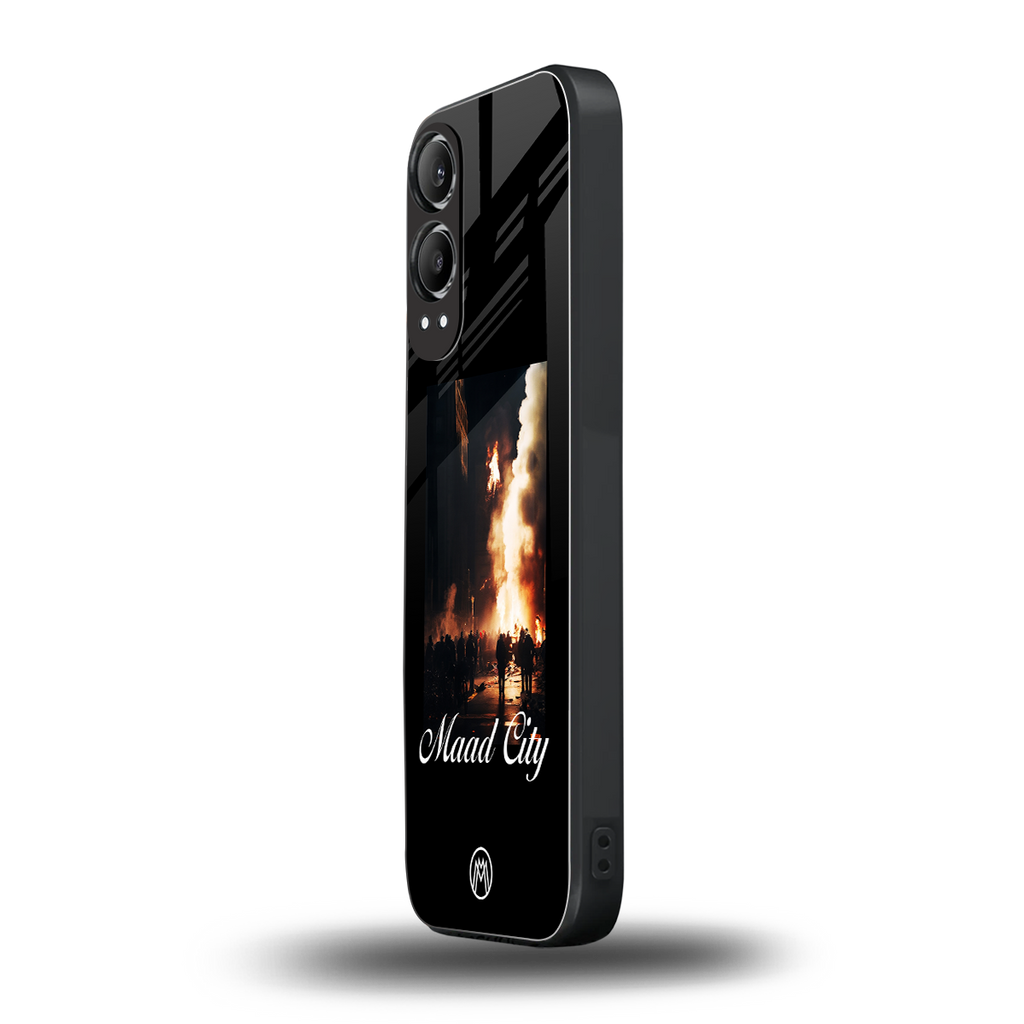 maad city back phone cover | glass case for oneplus nord ce 4 lite