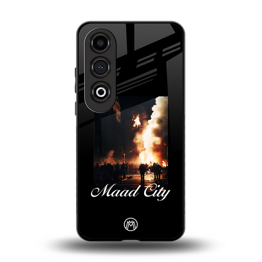 maad city back phone cover | glass case for oneplus nord ce 4