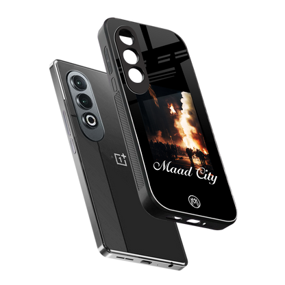 maad city back phone cover | glass case for oneplus nord ce 4