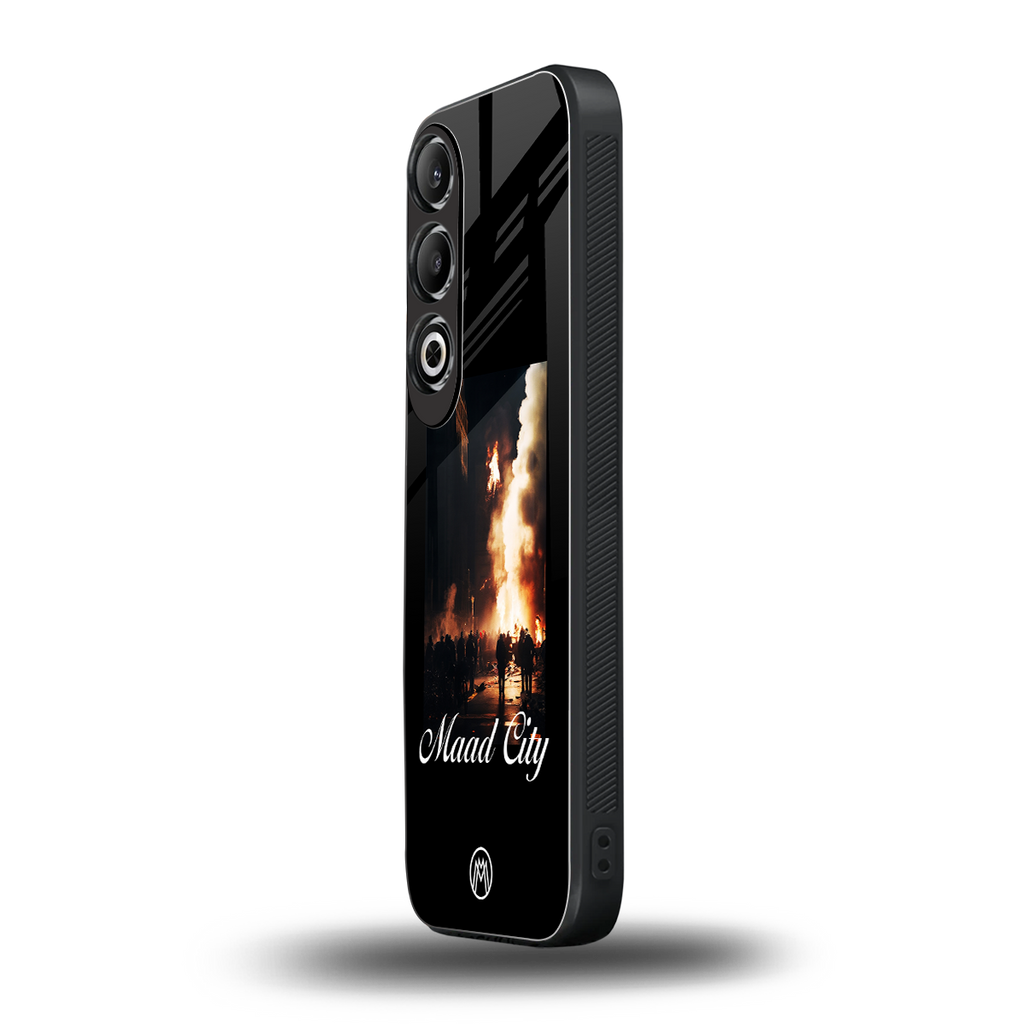 maad city back phone cover | glass case for oneplus nord ce 4