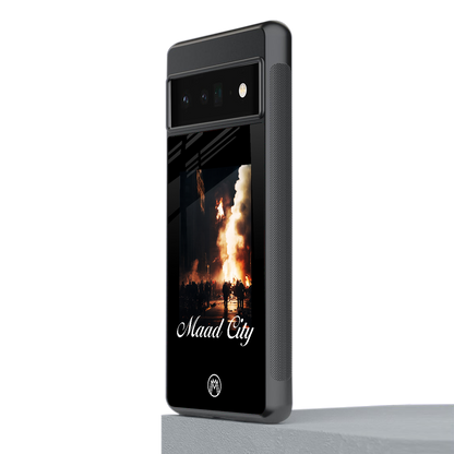 maad city back phone cover | glass case for google pixel 6 pro