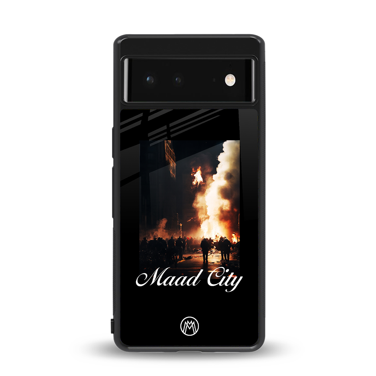 maad city back phone cover | glass case for google pixel 6