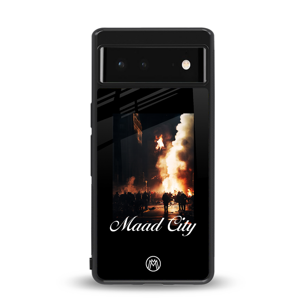 maad city back phone cover | glass case for Google Pixel 6A