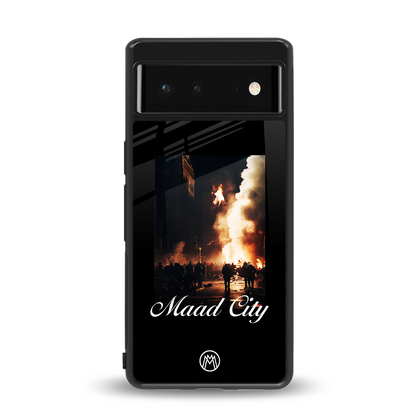 maad city back phone cover | glass case for Google Pixel 6A