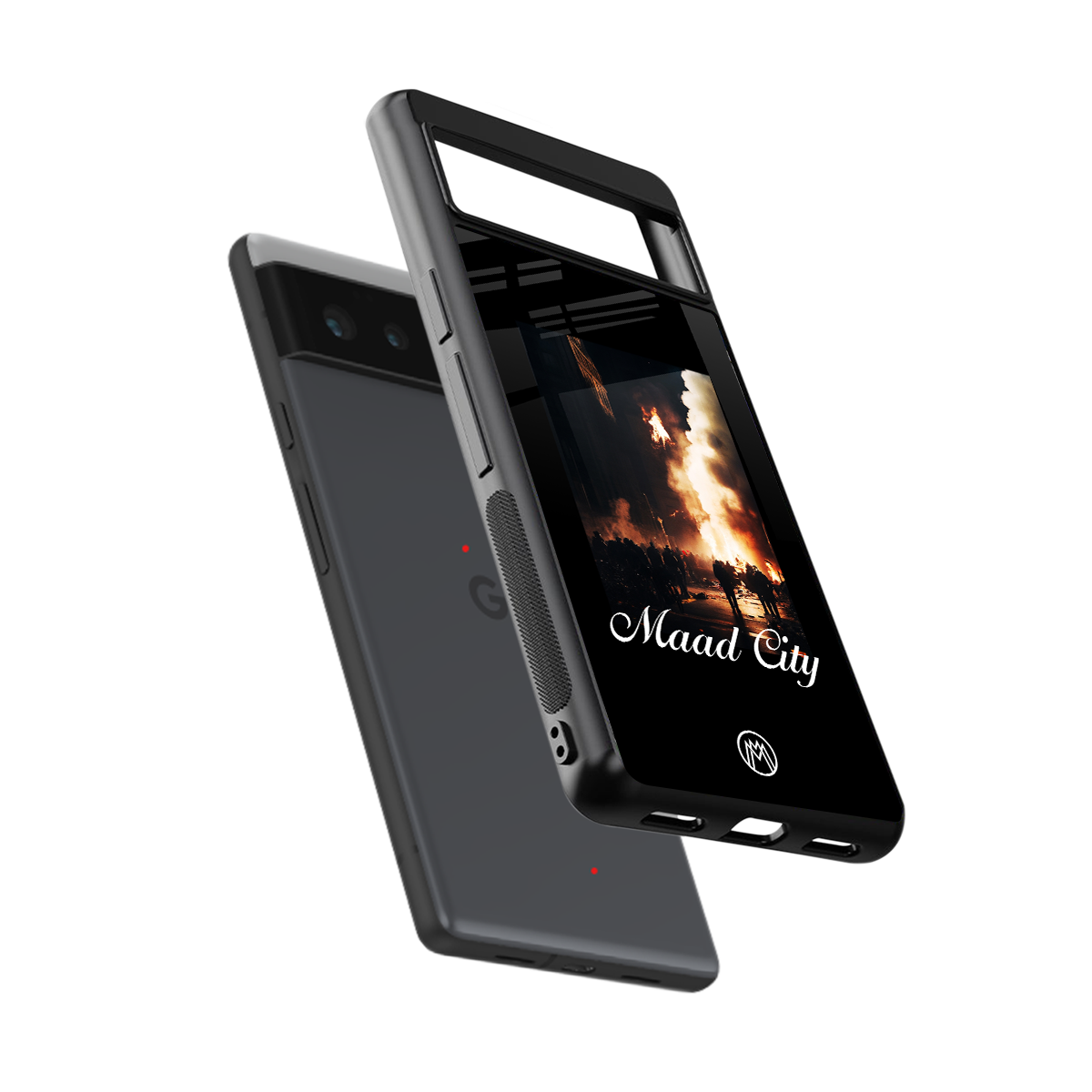 maad city back phone cover | glass case for google pixel 6