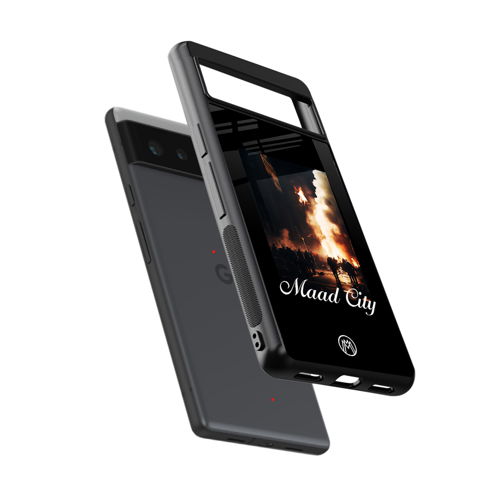 maad city back phone cover | glass case for Google Pixel 6A