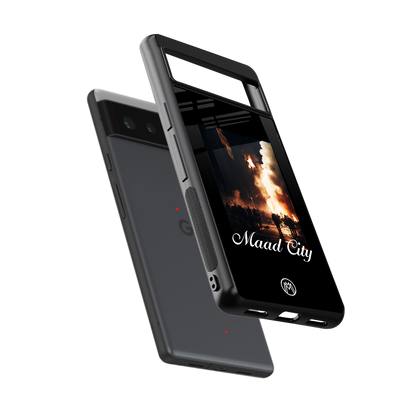 maad city back phone cover | glass case for Google Pixel 6A