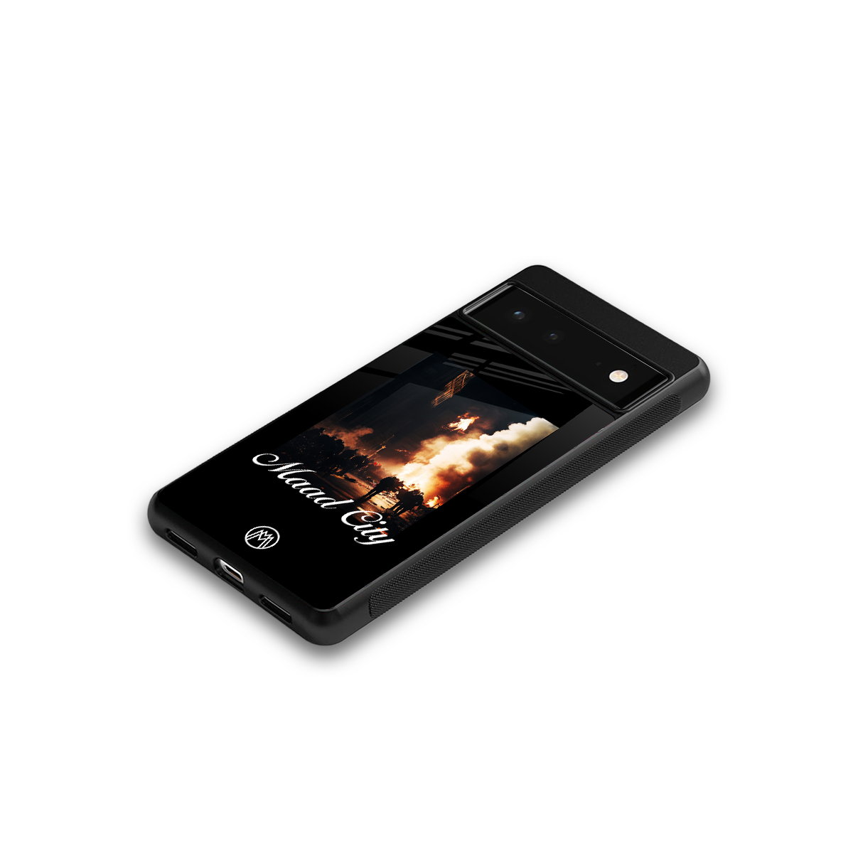 maad city back phone cover | glass case for google pixel 6
