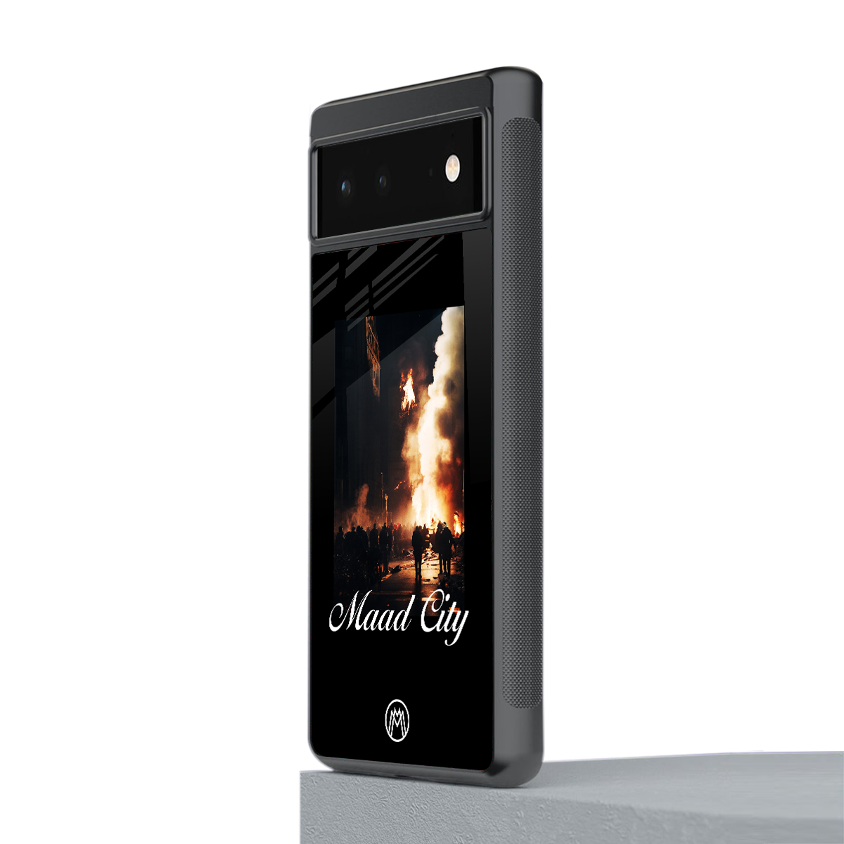 maad city back phone cover | glass case for google pixel 6