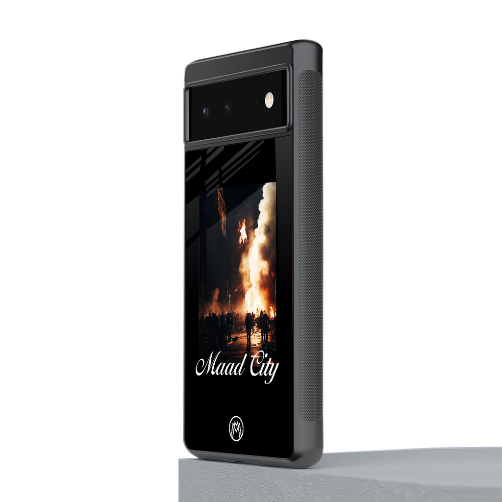 maad city back phone cover | glass case for Google Pixel 6A
